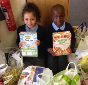 Donation from St James' School